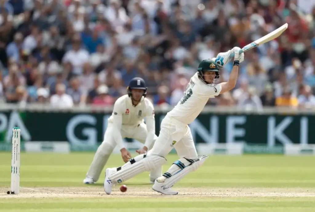 Steve Smith was steady with the bat.