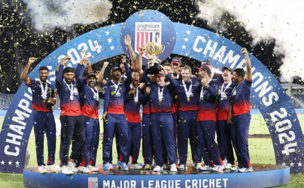 Washington Freedom with the MLC Title 2024.