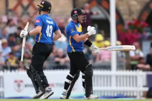 Sussex defeated Gloucestershire with no balls remaining.