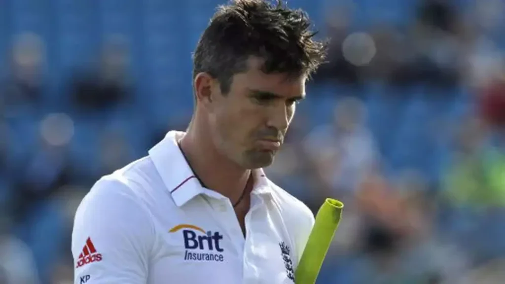 Pietersen walking out after being cheaply dismissed.