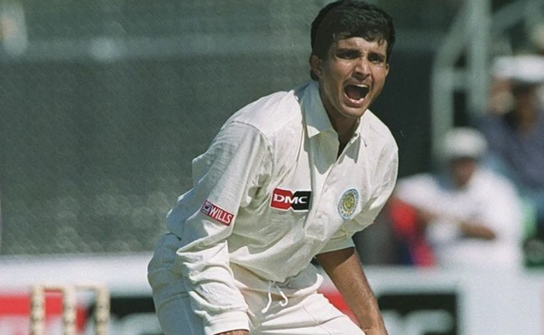 Sourav Ganguly in his early days.