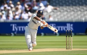 Rishabh Pant goes on against the pacers.