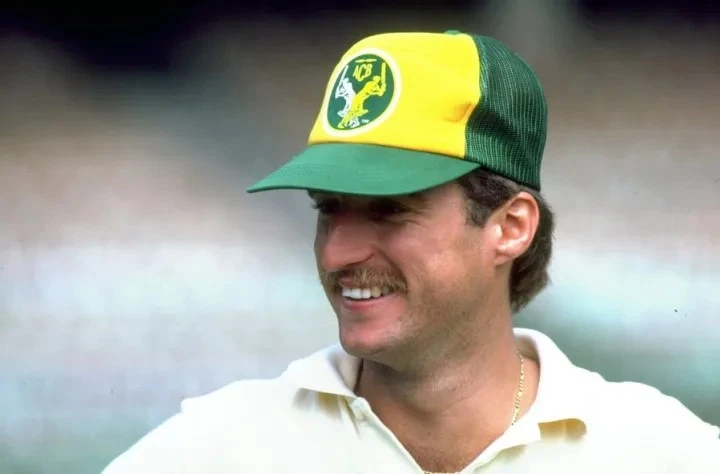 Wayne Phillips fielding against England.