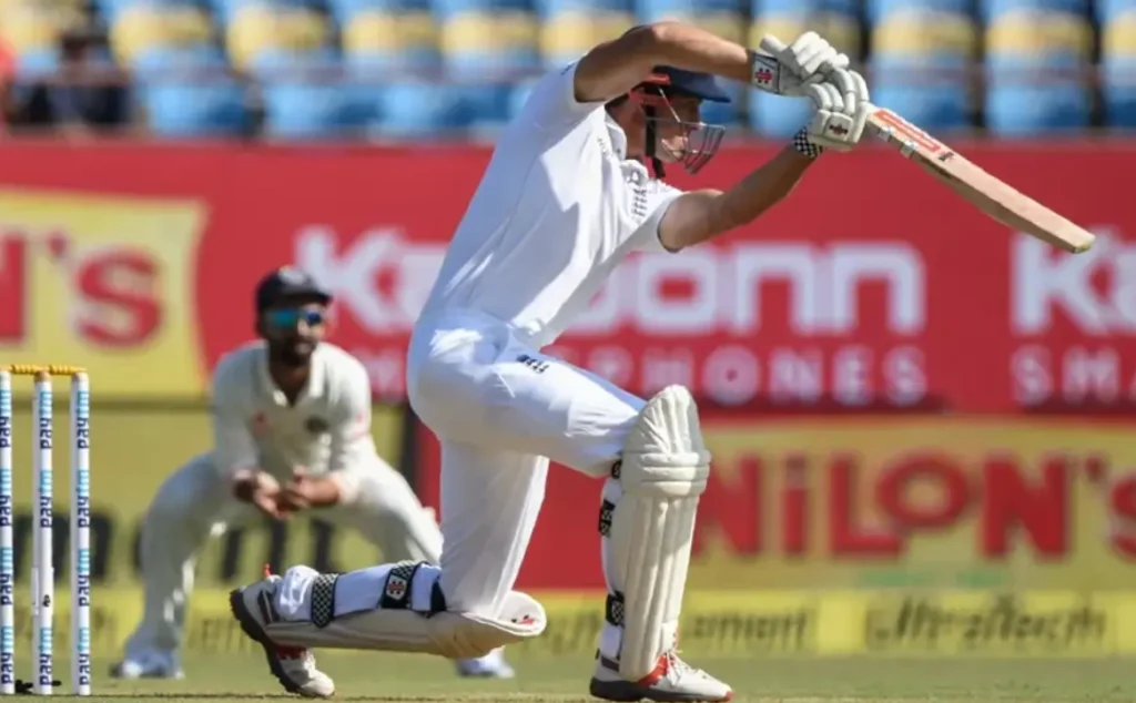 Alastair Cook made 21 runs in the first innings of the match.
