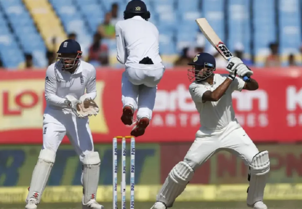 Murali Vijay made 126 runs in the first innings for India.