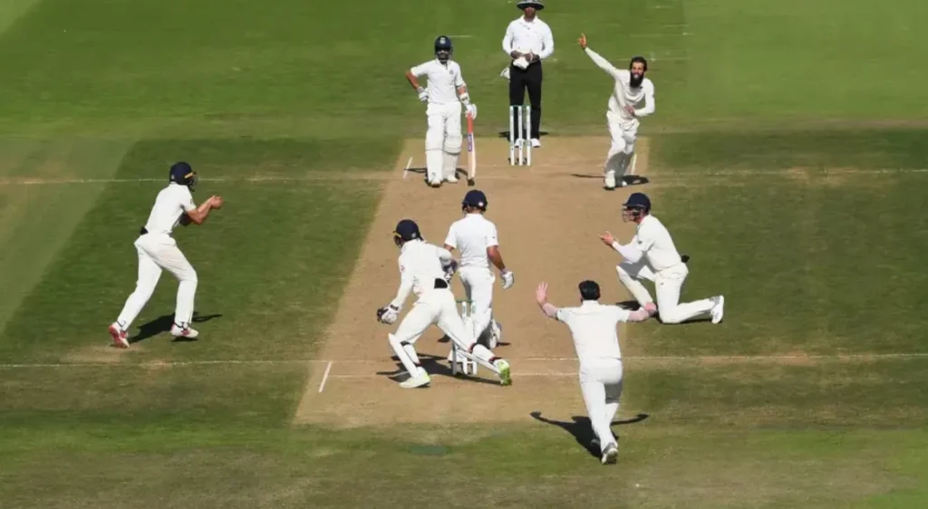 England defeated India by 60 runs.