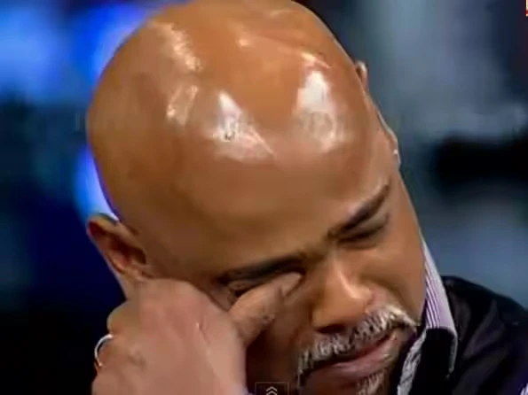 Vinod Kambli in tears even in a live interview.