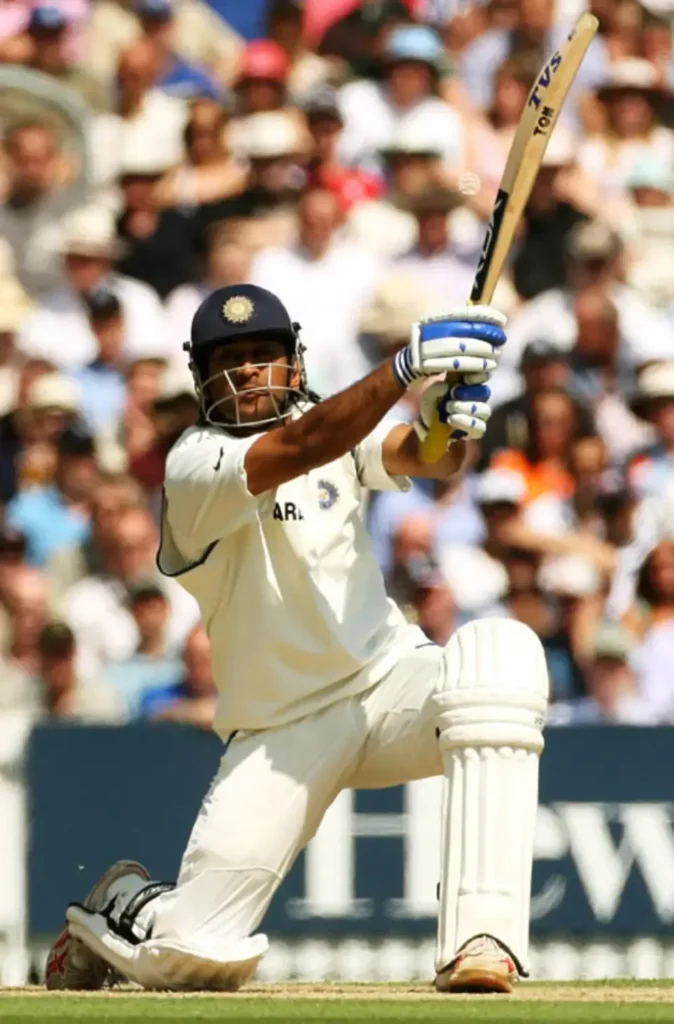 Dhoni played some aggressive shots against England.