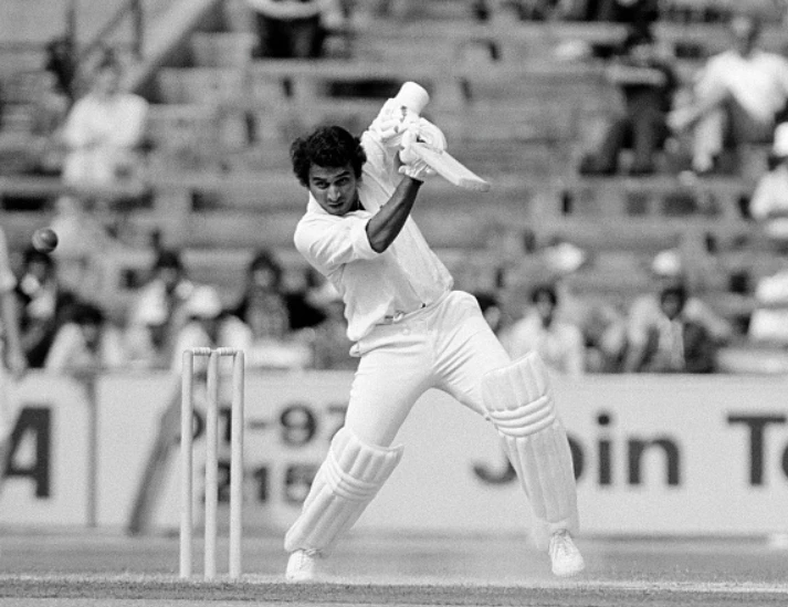 Sunil Gavaskar during the 1983 World Cup.