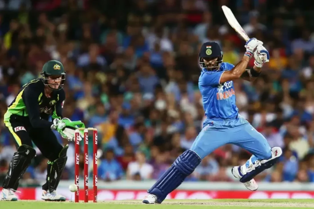 Virat Kohli scored 50 runs off 36 balls.