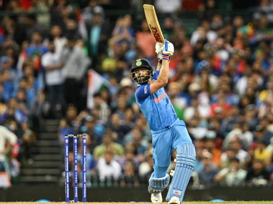 Virat Kohli in the 2022 T20 World Cup.