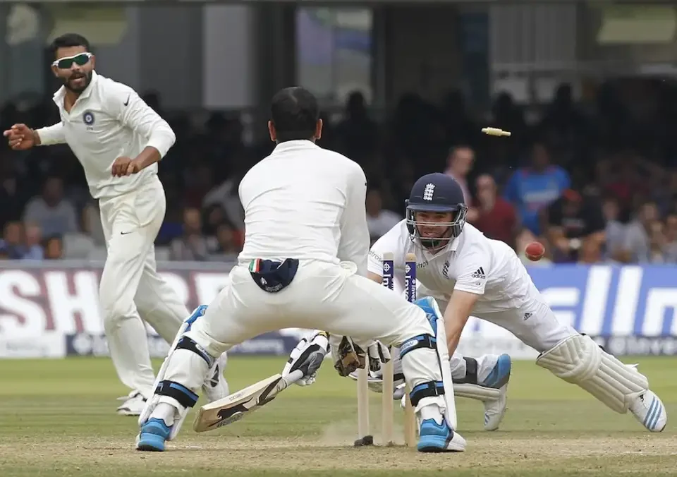 Jadeja took the wickets of Joe Root and James Anderson.