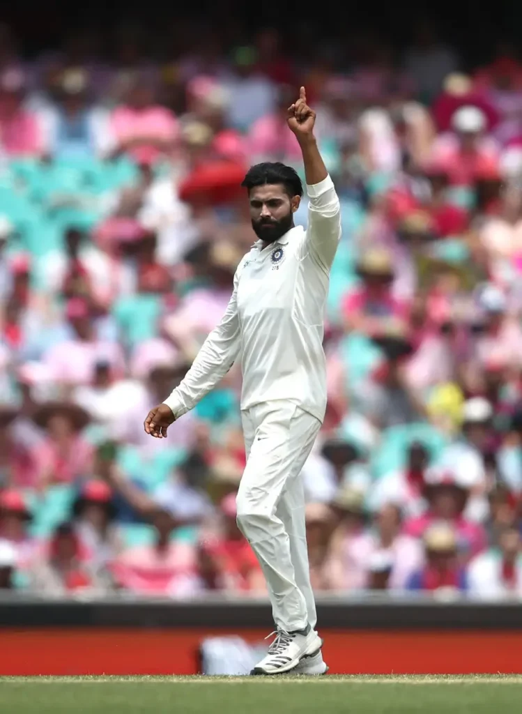 Ravindra Jadeja showcased his performance in the final Test match.
