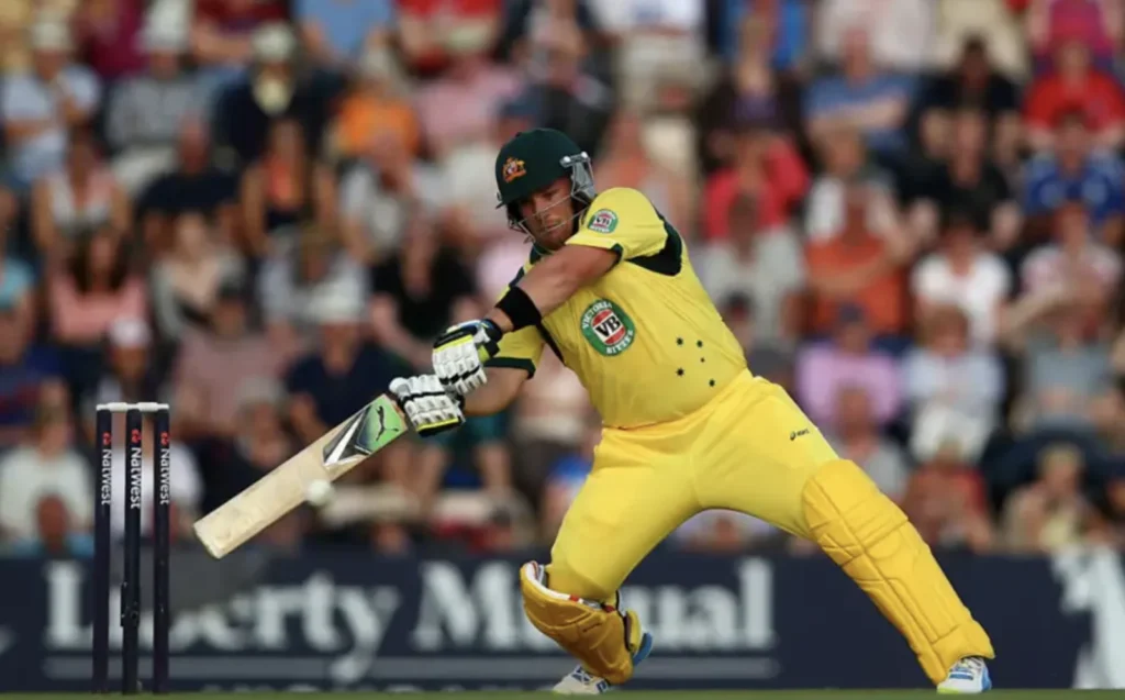 Aaron Finch made 156 runs off just 63 balls.