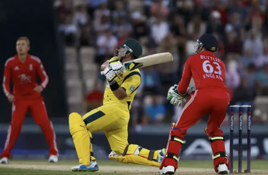 Aaron Finch was the top scorer of the match.