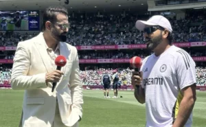 Rohit Sharma and Irfan Pathan in the Border-Gavaskar Trophy.
