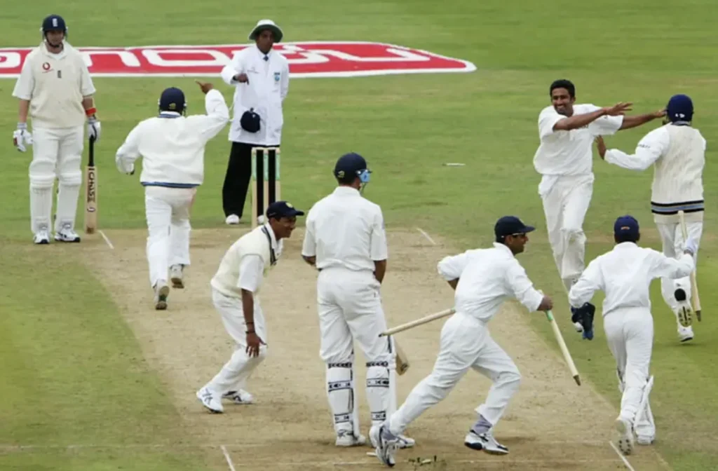 India defeated England by an Innings and 46 runs.