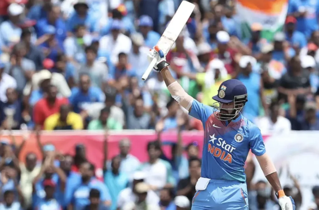 KL Rahul scored 110 runs off 51 balls.
