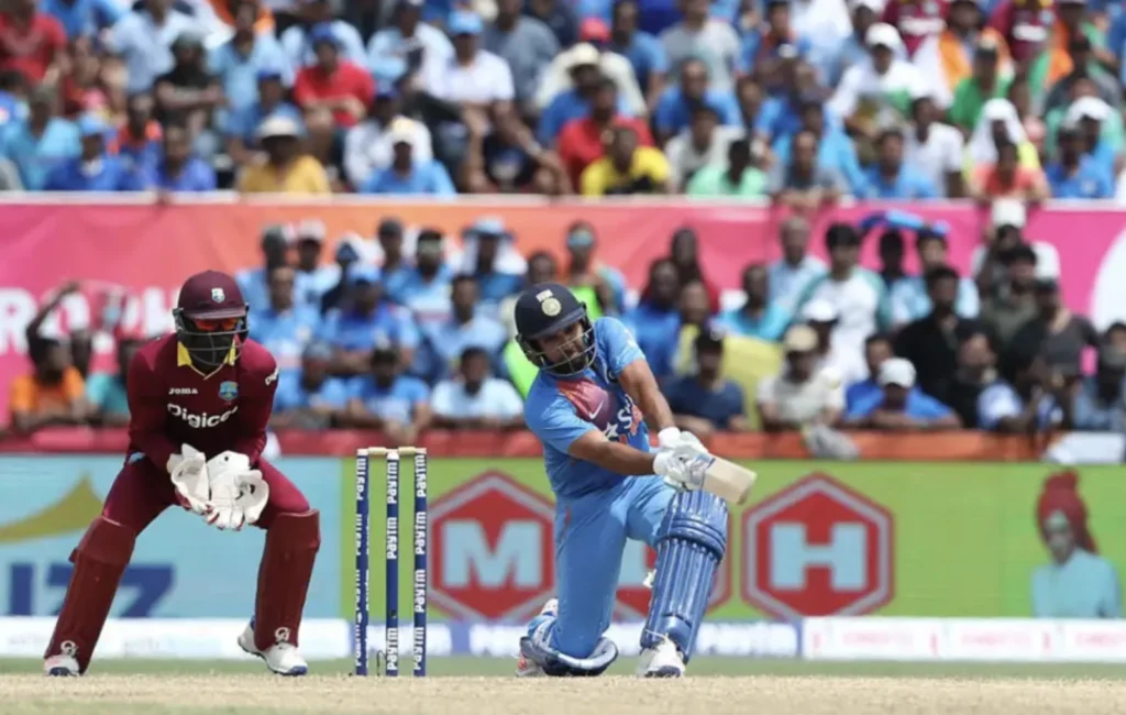 Rohit Sharma made 62 runs off 28 balls.