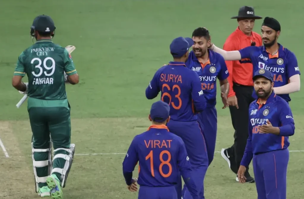 Fakhar Zaman was out for just 10 runs off 6 balls in the match.