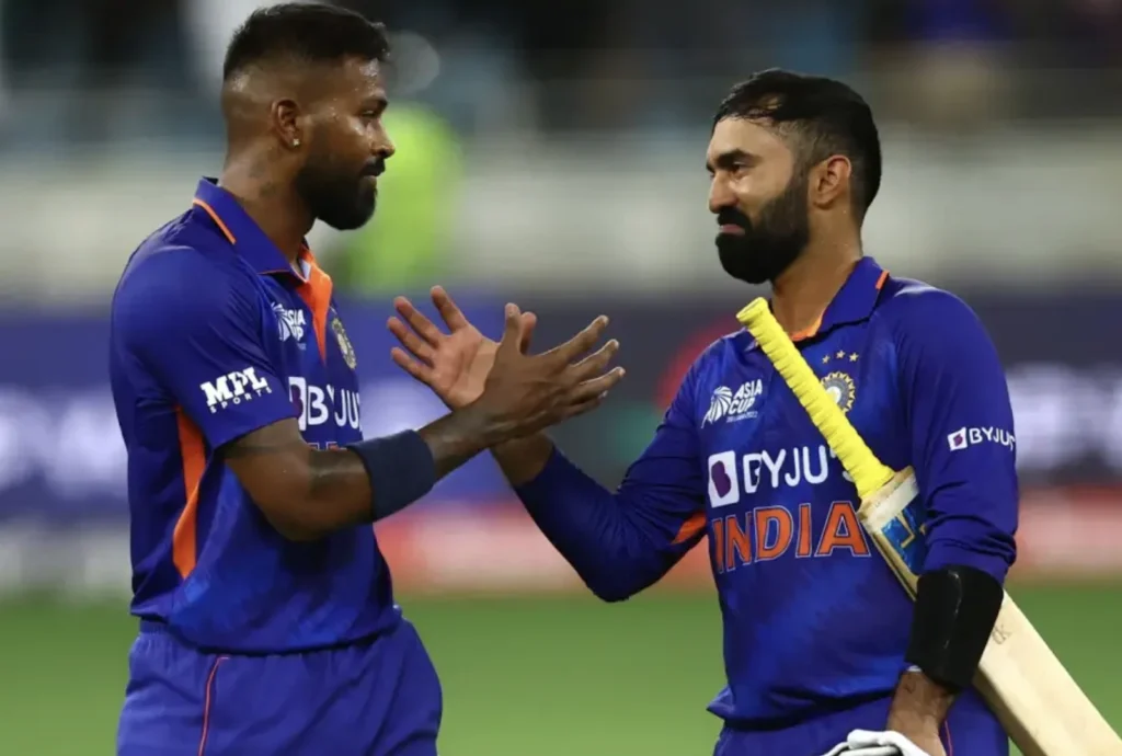 Hardik Pandya scored 33 runs off 17 balls in the match.