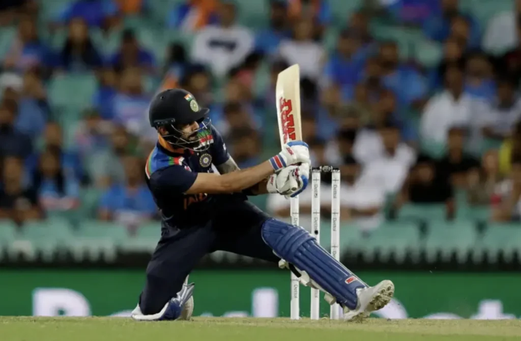 Virat Kohli scored 40 runs off 24 balls.