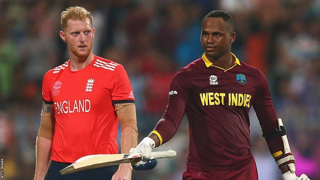 Marlon Samuels in the T20 World Cup 2016.