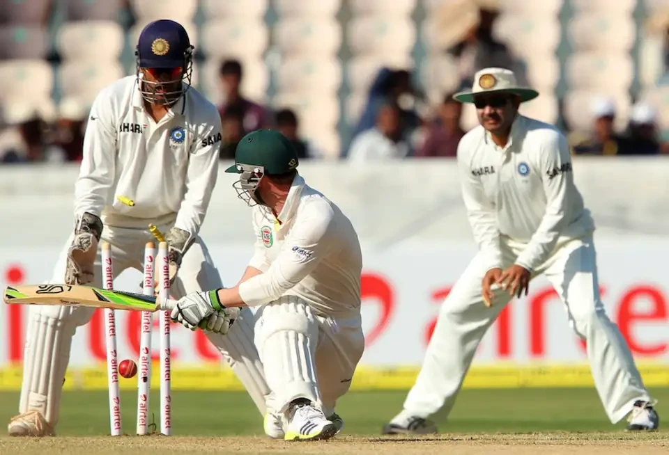 Australia can’t stand against Indian spinners.