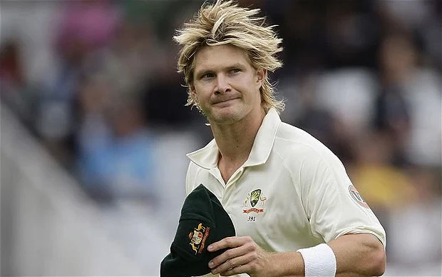 Shane Watson fielding for Australia.