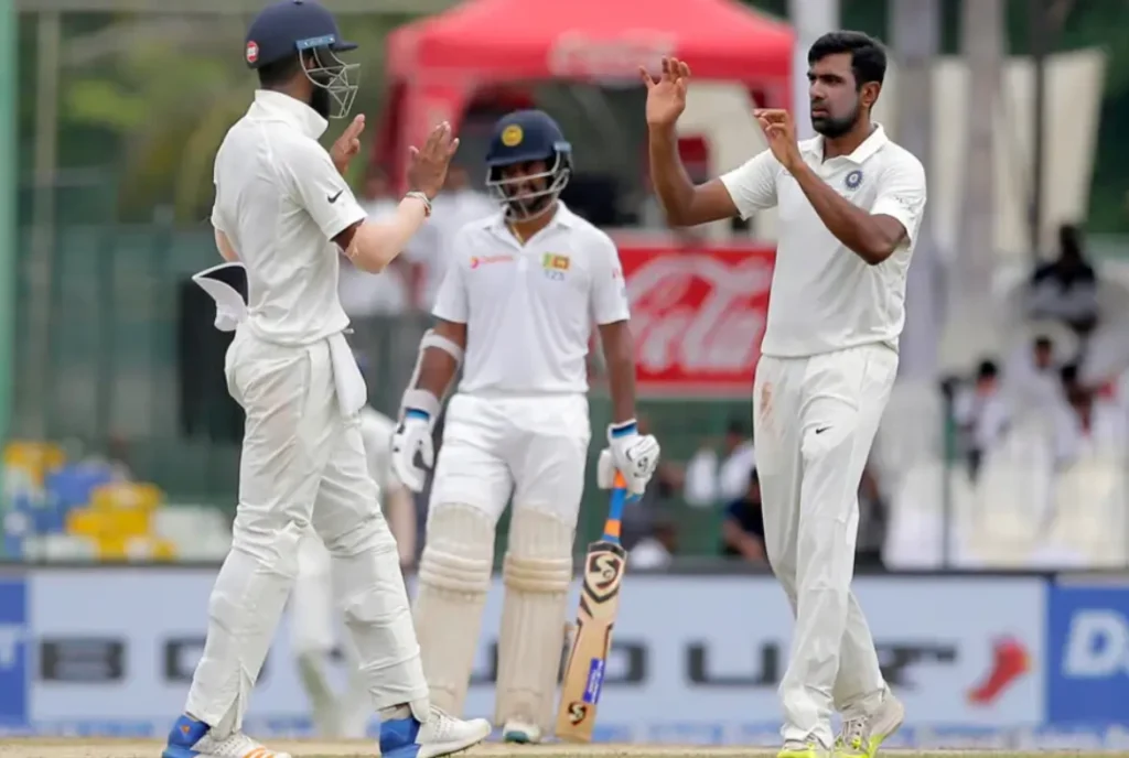 R Ashwin picked 5 wickets in the first innings.