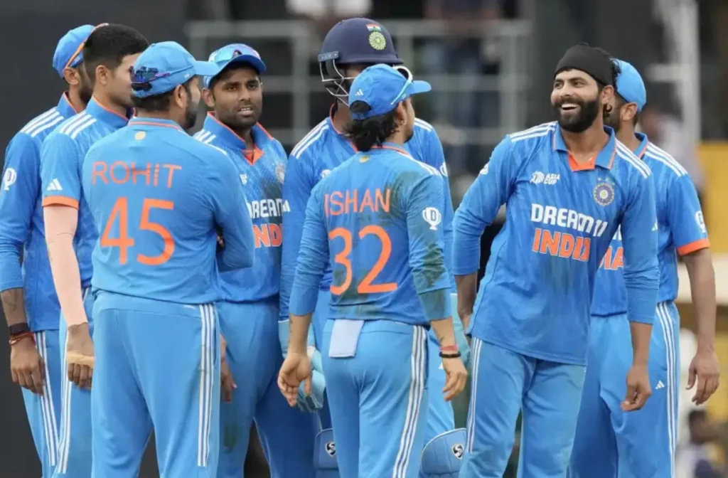Rvaindra Jadeja picked a wicket for the Indian team.