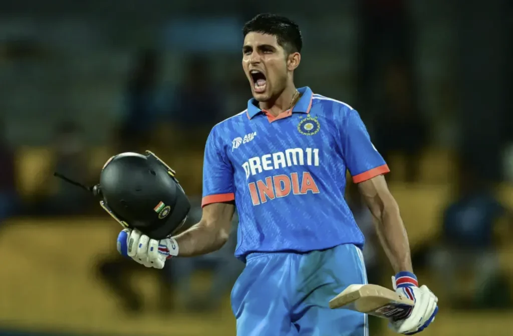Shubman Gill scored 121 runs off 133 balls.