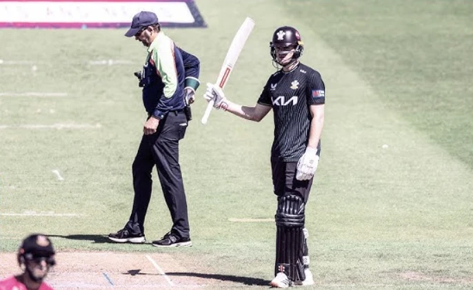 Leicestershire claimed a 6-wicket victory over Surrey at Guildford.