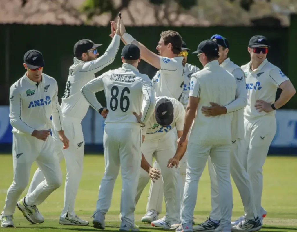 New Zealand ended Day 1 at 174/1, 49 ahead of Zimbabwe.