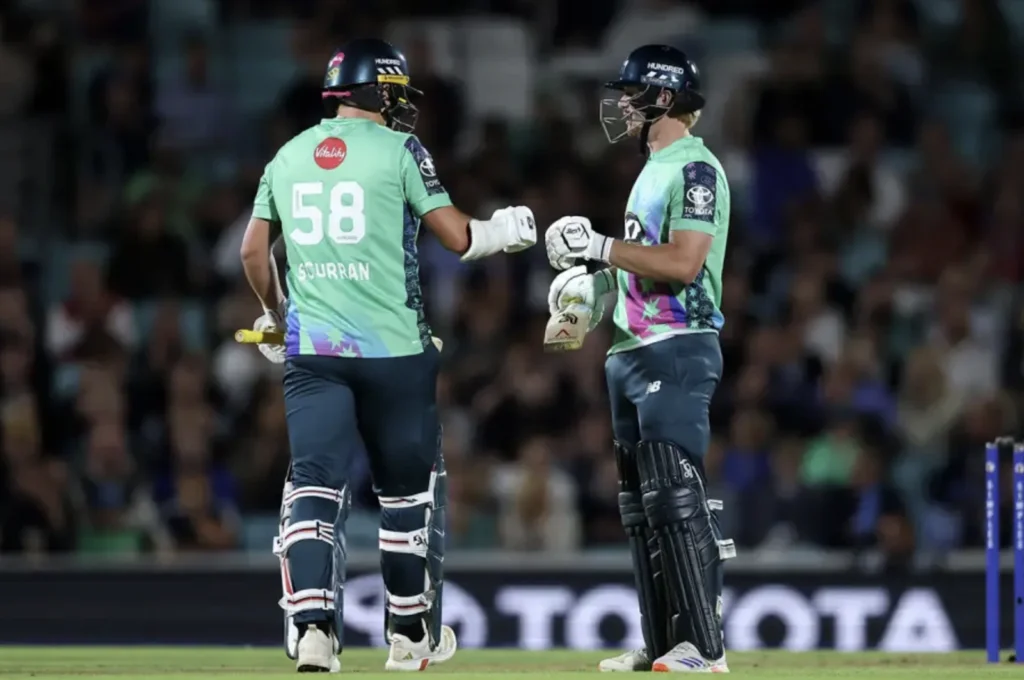 Curran and Cox showed all their strength and skill and gave the Oval Invincibles the victory.