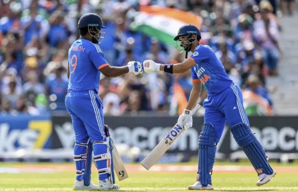 Sanju Samson made 40 runs off 26 balls.