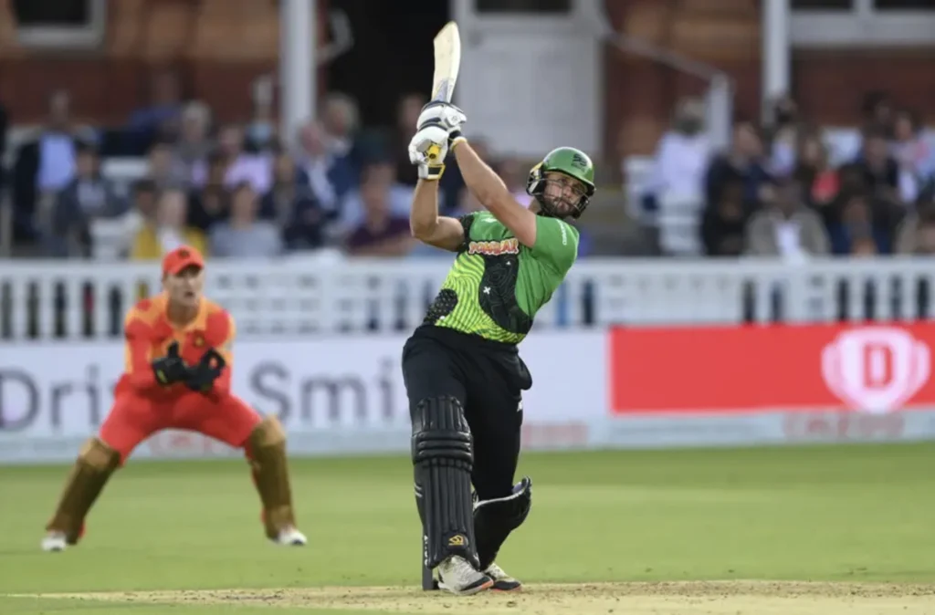 Ross Whiteley made 44 runs off 19 balls.