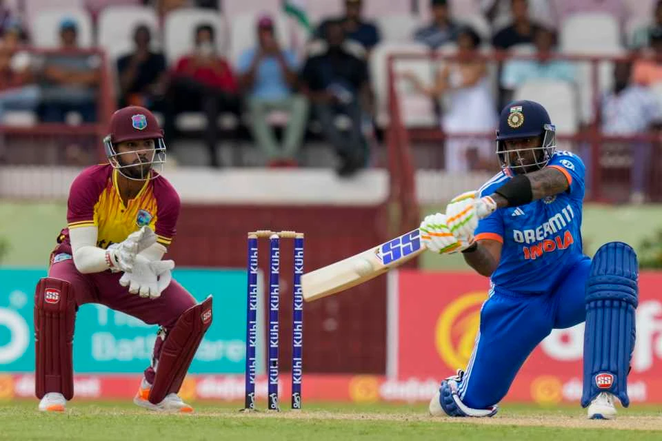 Suryakumar Yadav scored 83 runs off 44 balls in the match.