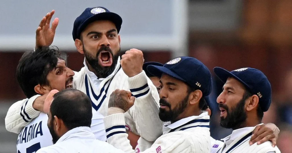Virat Kohli in the famous Lord’s win.