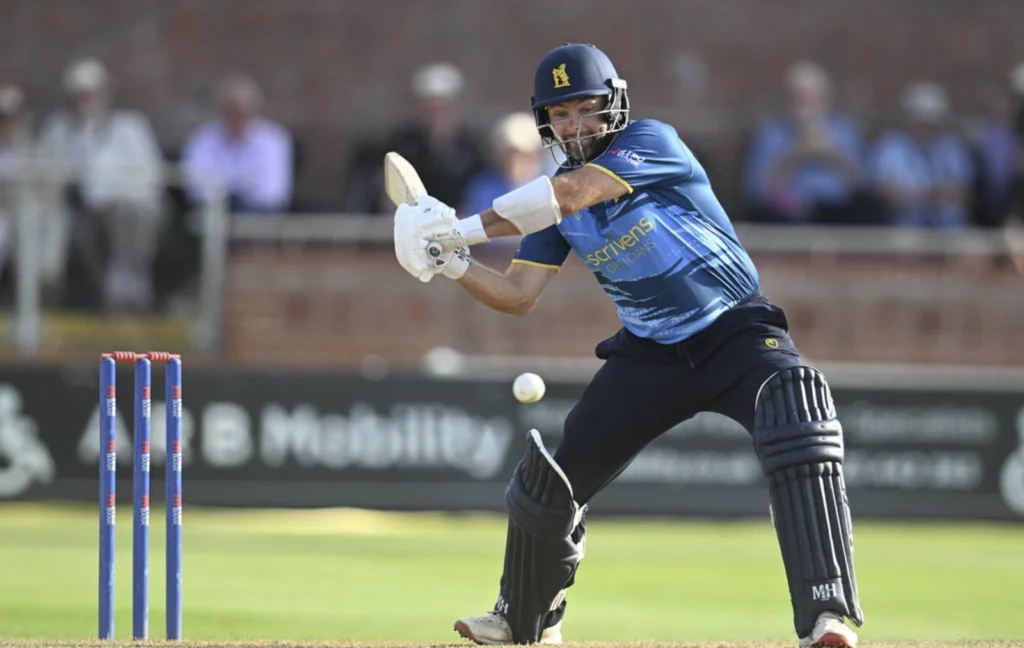Tom Lammonby was the hero of the match and secured victory for Somerset.