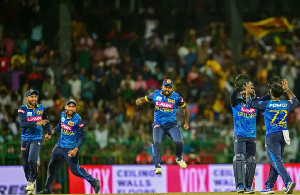 Sri Lanka defeated India by 32 runs.