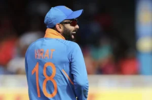 Virat Kohli’s century helped India defeat the West Indies by 59 runs.