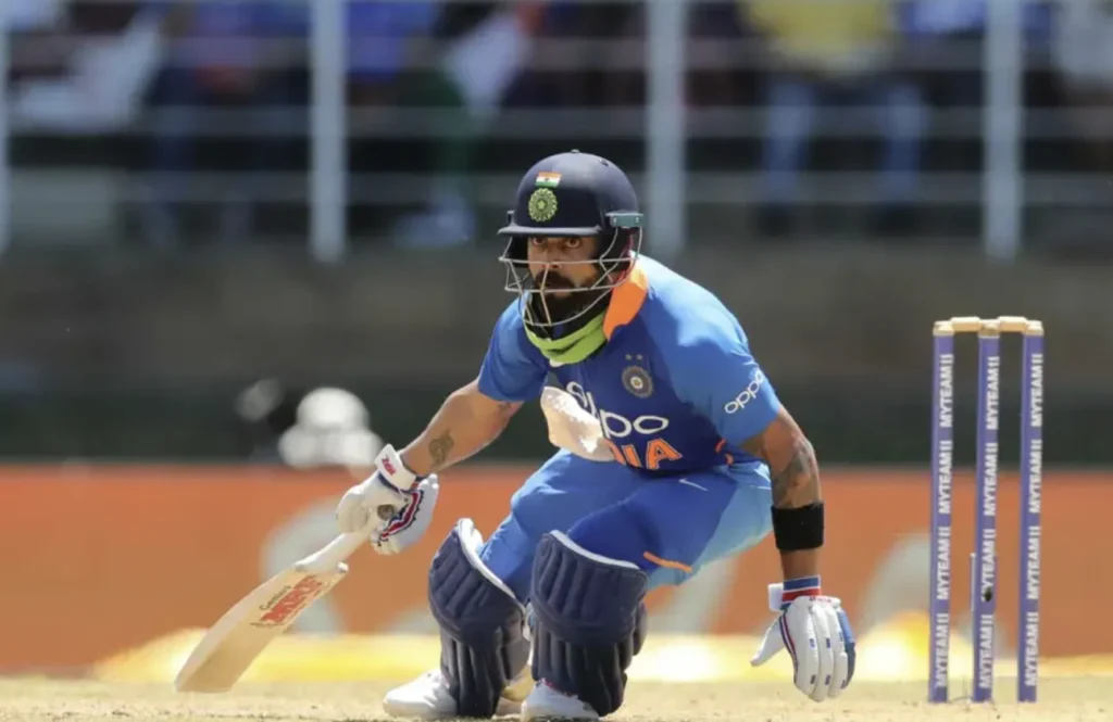 Virat Kohli scored 120 runs off 125 balls.