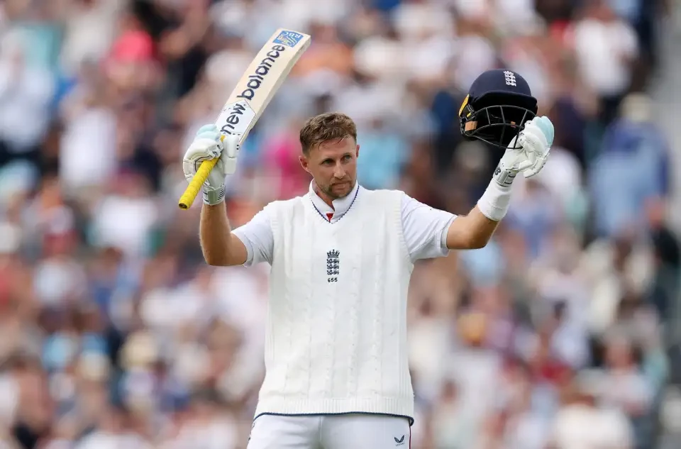 Joe Root lost his wicket after scoring 105 runs off 152 balls.