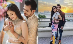 Yuzvendra Chahal and Dhanashree Verma in a Frame.
