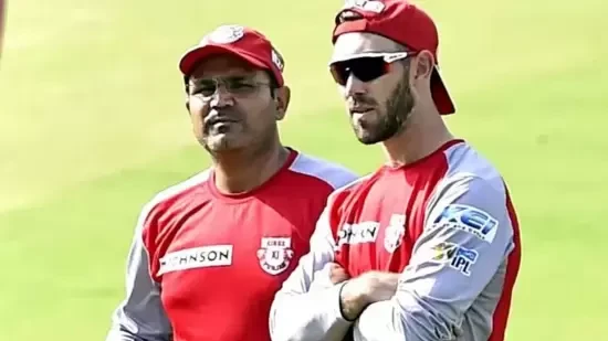 Glenn Maxwell put criticism on Virender Sehwag.