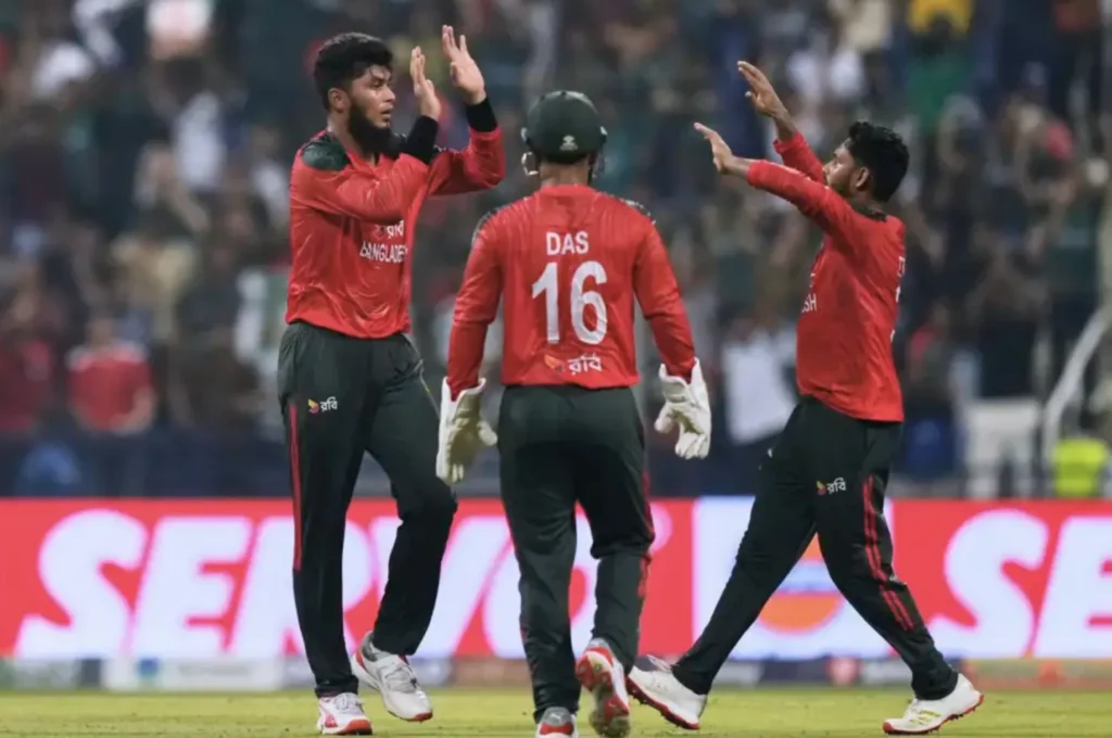 Bangladesh clinched a last-over thriller to beat Afghanistan.