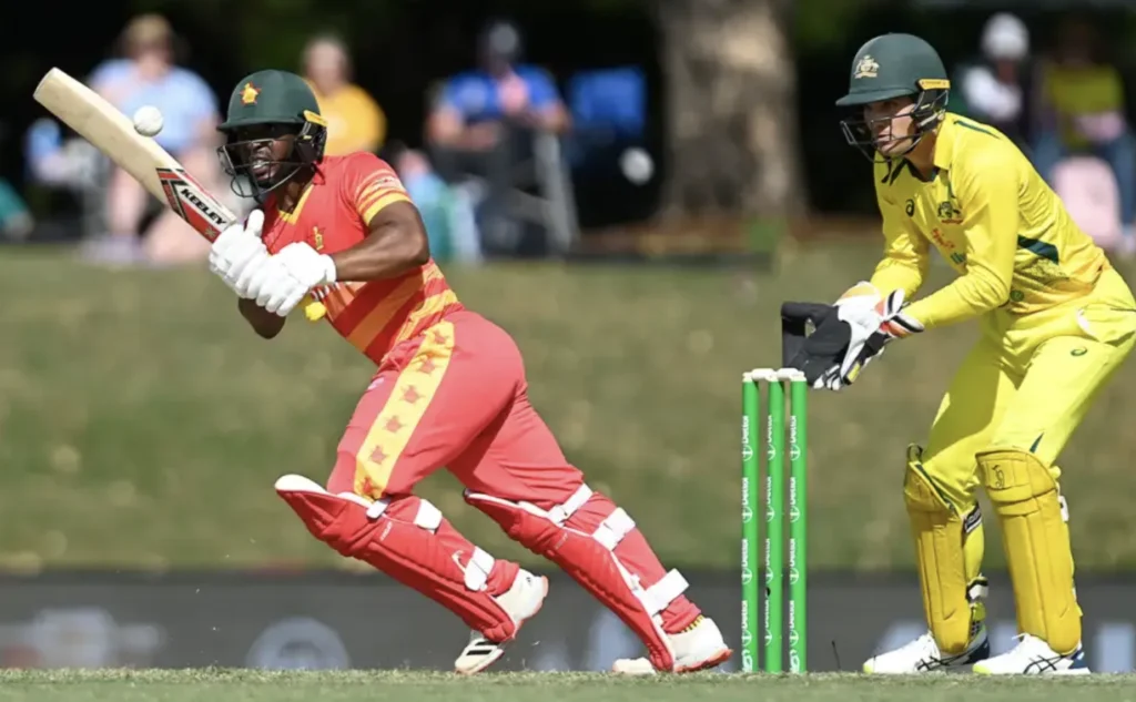 Regis Chakabva scored 37 runs off 72 balls in the match.