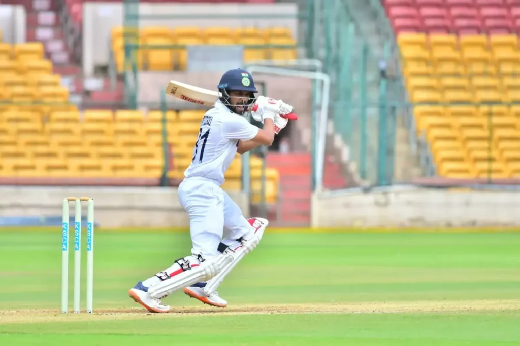 Gaikwad is showcasing his batting prowess.