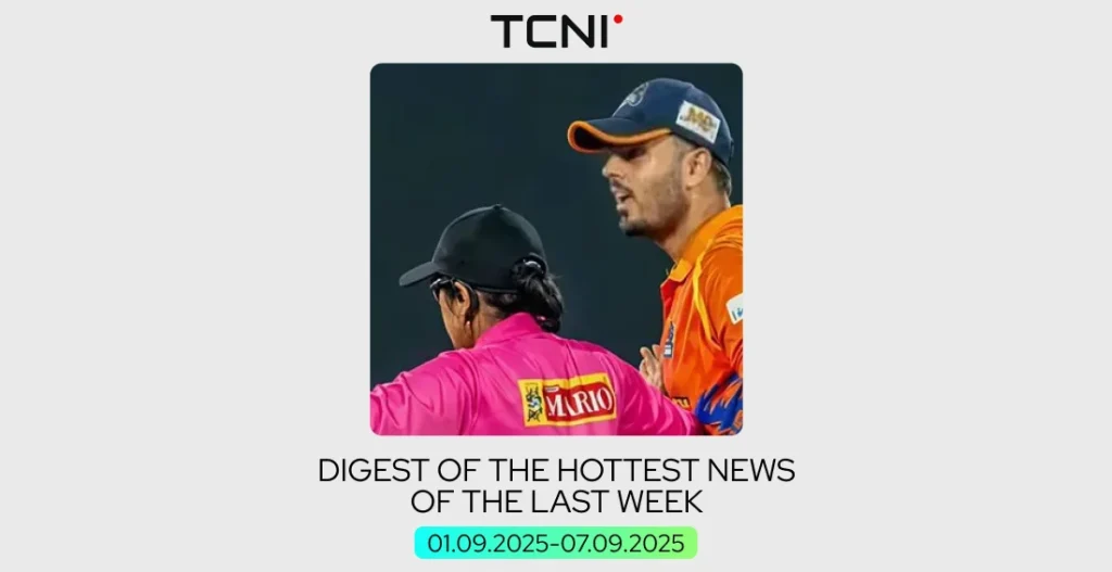 Digest of the most significant cricket news of the past week as of September 7, 2025.